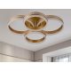 LED design mennyezeti lámpa 150W 10500lm 3000-6500K dimmelhető IP20 arany J3354/G