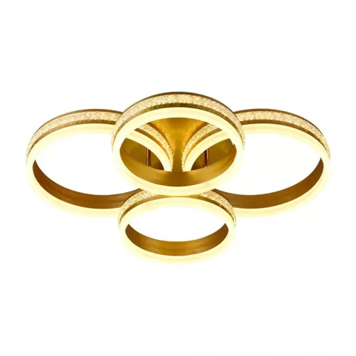 LED design mennyezeti lámpa 150W 10500lm 3000-6500K dimmelhető IP20 arany J3354/G