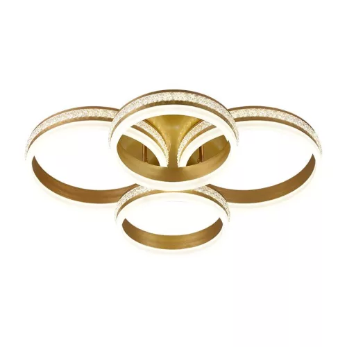 LED design mennyezeti lámpa 150W 10500lm 3000-6500K dimmelhető IP20 arany J3354/G