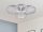 LED design mennyezeti lámpa 150W 10500lm 3000-6500K dimmelhető IP20 fehér J3354/W