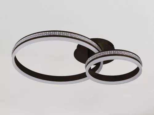 LED design mennyezeti lámpa 110W 8800lm 3000-6500K dimmelhető IP20 fekete J3355/B