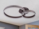 LED design mennyezeti lámpa 110W 8800lm 3000-6500K dimmelhető IP20 barna J3355/BR