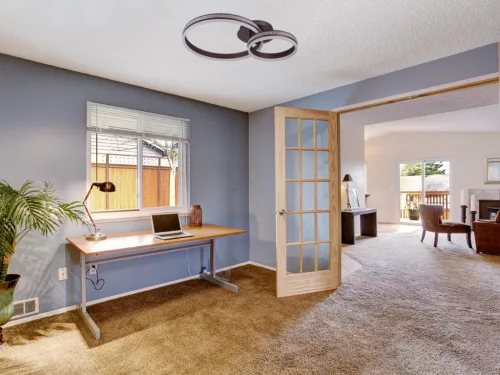 LED design mennyezeti lámpa 110W 8800lm 3000-6500K dimmelhető IP20 barna J3355/BR