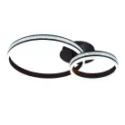 LED design mennyezeti lámpa 110W 8800lm 3000-6500K dimmelhető IP20 barna J3355/BR