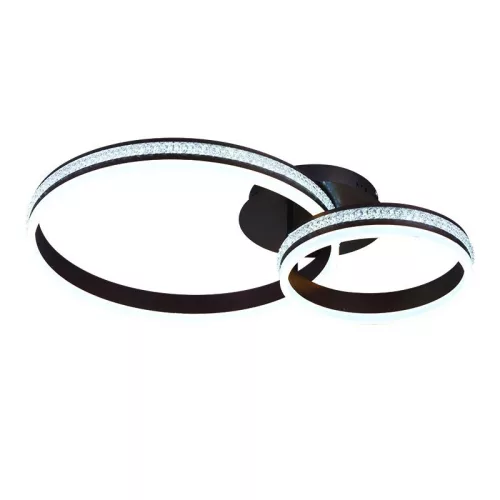 LED design mennyezeti lámpa 110W 8800lm 3000-6500K dimmelhető IP20 barna J3355/BR