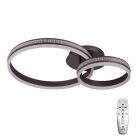 LED design mennyezeti lámpa 110W 8800lm 3000-6500K dimmelhető IP20 barna J3355/BR
