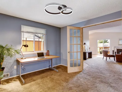 LED design mennyezeti lámpa 110W 8800lm 3000-6500K dimmelhető IP20 barna J3355/BR