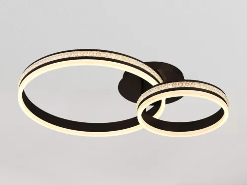 LED design mennyezeti lámpa 110W 8800lm 3000-6500K dimmelhető IP20 fekete J3355/B