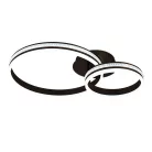 LED design mennyezeti lámpa 110W 8800lm 3000-6500K dimmelhető IP20 fekete J3355/B