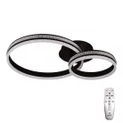 LED design mennyezeti lámpa 110W 8800lm 3000-6500K dimmelhető IP20 fekete J3355/B