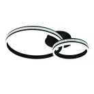 LED design mennyezeti lámpa 110W 8800lm 3000-6500K dimmelhető IP20 fekete J3355/B