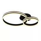 LED design mennyezeti lámpa 110W 8800lm 3000-6500K dimmelhető IP20 fekete J3355/B