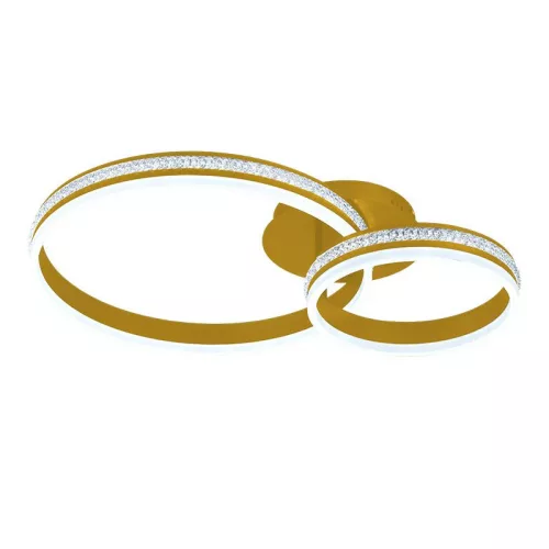 LED design mennyezeti lámpa 110W 8800lm 3000-6500K dimmelhető IP20 arany J3355/G