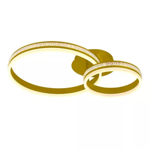 LED design mennyezeti lámpa 110W 8800lm 3000-6500K dimmelhető IP20 arany J3355/G