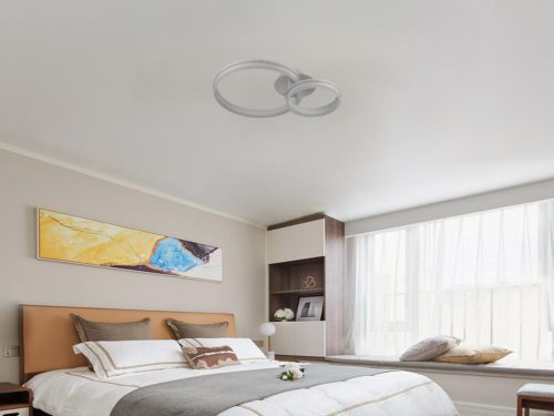 LED design mennyezeti lámpa 110W 8800lm 3000-6500K dimmelhető IP20 fehér J3355/W