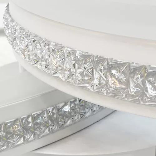 LED design mennyezeti lámpa 110W 8800lm 3000-6500K dimmelhető IP20 fehér J3355/W