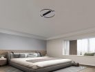 LED Design mennyezeti lámpa 55W, 2500 lm, 3000K-6500K, IP20, fém-akril, négyzet - J3357/B