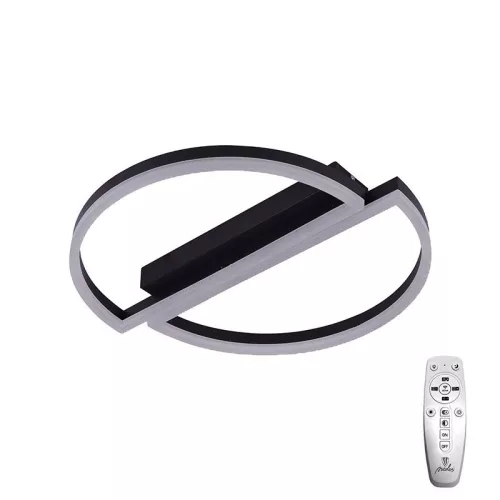 LED Design mennyezeti lámpa 55W, 2500 lm, 3000K-6500K, IP20, fém-akril, négyzet - J3357/B