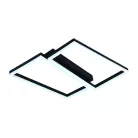 LED Design mennyezeti lámpa 65W, 3000 lm, 3000K-6500K, IP20, fém-akril, négyzet - J3358/B