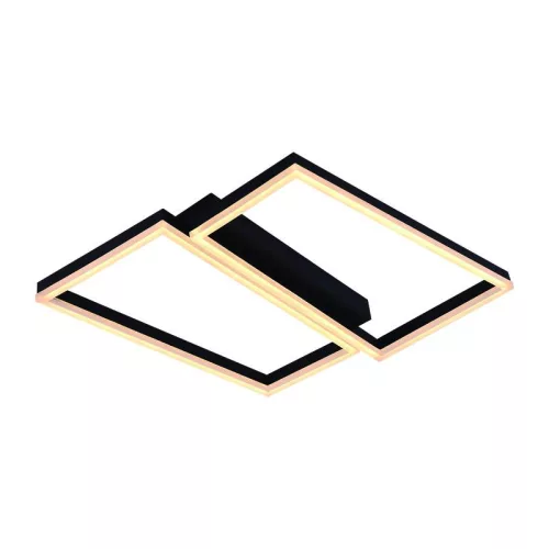 LED Design mennyezeti lámpa 65W, 3000 lm, 3000K-6500K, IP20, fém-akril, négyzet - J3358/B