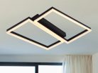LED Design mennyezeti lámpa 65W, 3000 lm, 3000K-6500K, IP20, fém-akril, négyzet - J3358/B