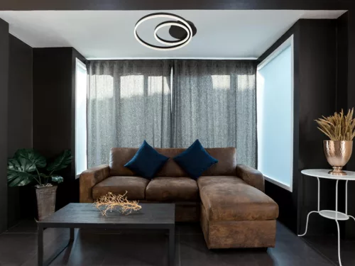 LED Design mennyezeti lámpa 55W, 2600 lm, 3000K-6500K, IP20, fém-akril, négyzet - J3359/B