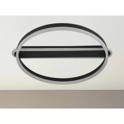   LED Design mennyezeti lámpa 60W, 2800 lm, 3000K-6500K, IP20, fém-akril, kör - J3360/B