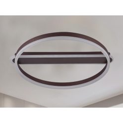   LED Design mennyezeti lámpa 60W, 2800 lm, 3000K-6500K, IP20, fém-akril, kör alakú - J3360/BR