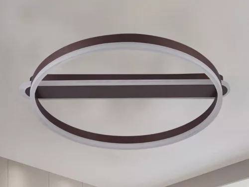 LED Design mennyezeti lámpa 60W, 2800 lm, 3000K-6500K, IP20, fém-akril, kör alakú - J3360/BR