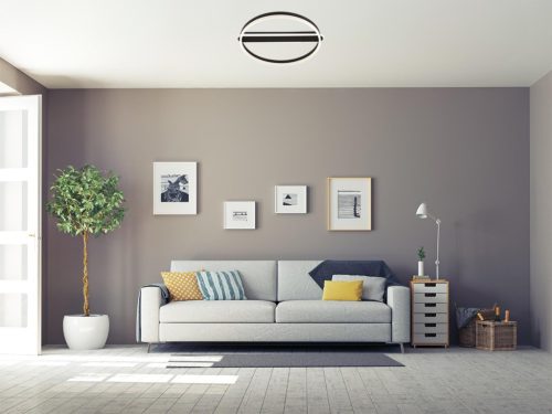 LED Design mennyezeti lámpa 60W, 2800 lm, 3000K-6500K, IP20, fém-akril, kör - J3360/B