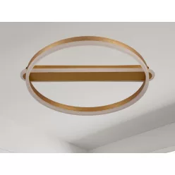   LED Design mennyezeti lámpa 60W, 2800 lm, 3000K-6500K, IP20, fém-akril, kör alakú - J3360/G