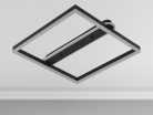 LED Design mennyezeti lámpa 60W, 3900 lm, 3000K-6500K, IP20, fém-akril, négyzet - J3361/B