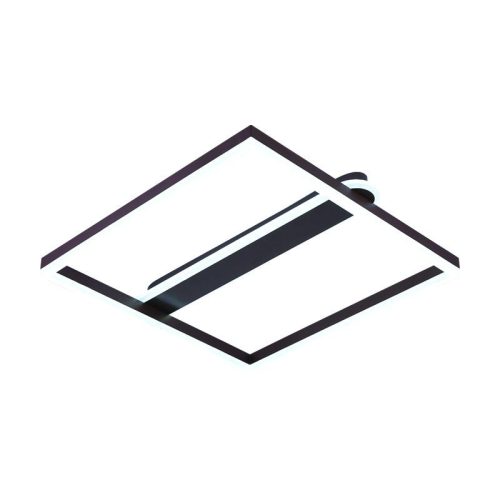 LED Design mennyezeti lámpa 60W, 3900 lm, 3000K-6500K, IP20, fém-akril, négyzet - J3361/BR