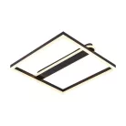 LED Design mennyezeti lámpa 60W, 3900 lm, 3000K-6500K, IP20, fém-akril, négyzet - J3361/BR