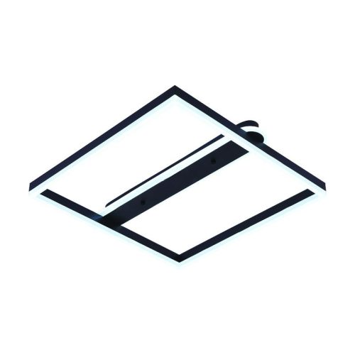 LED Design mennyezeti lámpa 60W, 3900 lm, 3000K-6500K, IP20, fém-akril, négyzet - J3361/B