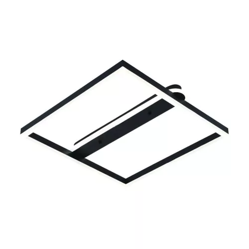 LED Design mennyezeti lámpa 60W, 3900 lm, 3000K-6500K, IP20, fém-akril, négyzet - J3361/B