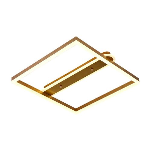 LED Design mennyezeti lámpa 60W, 3900 lm, 3000K-6500K, IP20, fém-akril, négyzet - J3361/G
