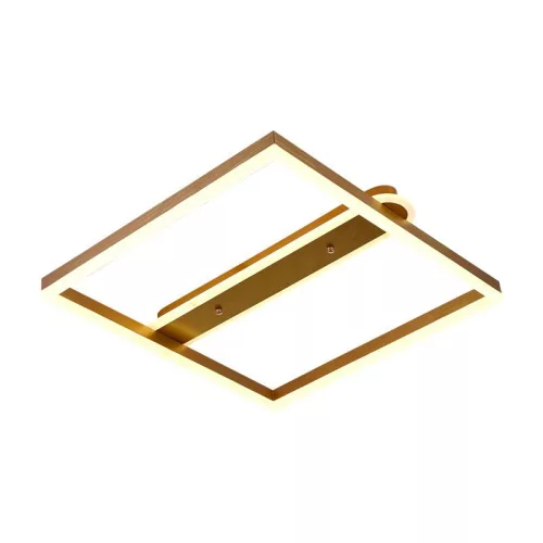 LED Design mennyezeti lámpa 60W, 3900 lm, 3000K-6500K, IP20, fém-akril, négyzet - J3361/G