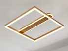 LED Design mennyezeti lámpa 60W, 3900 lm, 3000K-6500K, IP20, fém-akril, négyzet - J3361/G