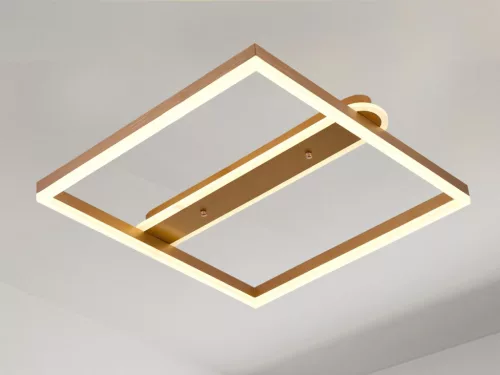 LED Design mennyezeti lámpa 60W, 3900 lm, 3000K-6500K, IP20, fém-akril, négyzet - J3361/G