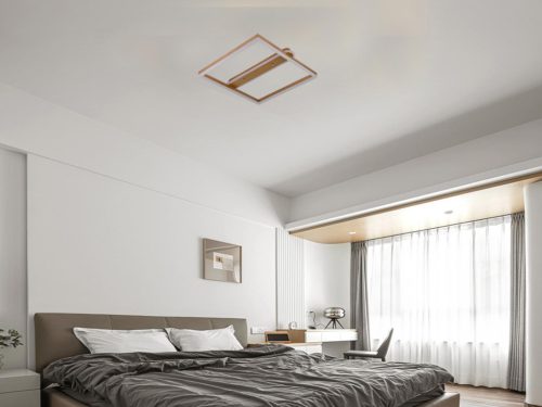 LED Design mennyezeti lámpa 60W, 3900 lm, 3000K-6500K, IP20, fém-akril, négyzet - J3361/G