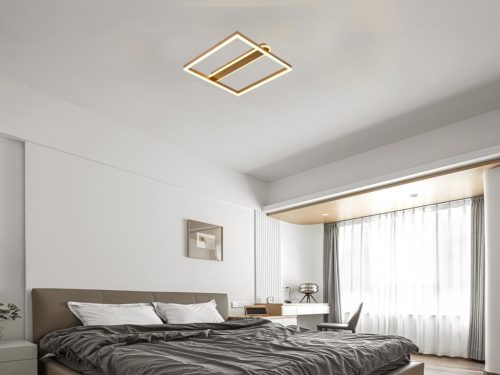 LED Design mennyezeti lámpa 60W, 3900 lm, 3000K-6500K, IP20, fém-akril, négyzet - J3361/G