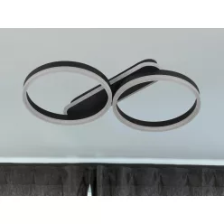   LED Design mennyezeti lámpa 60W, 4300 lm, 3000K-6500K, IP20, fém-akril - J3362/B