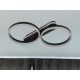 LED Design mennyezeti lámpa 60W, 4300 lm, 3000K-6500K, IP20, fém-akril - J3362/B