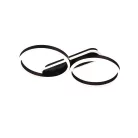 LED design mennyezeti lámpa 60W, 4300 lm, 3000K-6500K, IP20, fém-akril barna - J3362/BR