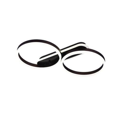 LED design mennyezeti lámpa 60W, 4300 lm, 3000K-6500K, IP20, fém-akril barna - J3362/BR