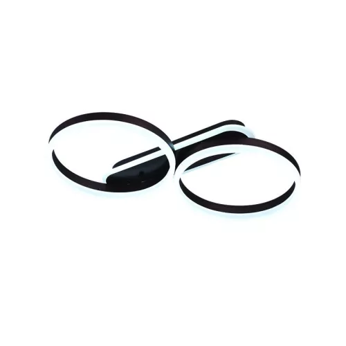 LED design mennyezeti lámpa 60W, 4300 lm, 3000K-6500K, IP20, fém-akril barna - J3362/BR