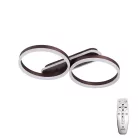 LED design mennyezeti lámpa 60W, 4300 lm, 3000K-6500K, IP20, fém-akril barna - J3362/BR