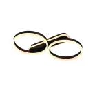 LED design mennyezeti lámpa 60W, 4300 lm, 3000K-6500K, IP20, fém-akril barna - J3362/BR