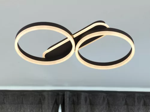 LED Design mennyezeti lámpa 60W, 4300 lm, 3000K-6500K, IP20, fém-akril - J3362/B